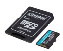 Kingston Karta pamięci microSD 256GB Canvas Go Plus 170/90MB/s Adapter