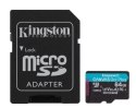 Kingston Karta pamięci microSD 64GB Canvas Go Plus 170/70MB/s Adapter