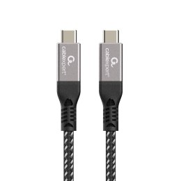 Kabel USB 4 typu C Power Delivery (PD) do ładowania i transmisji danych 1.5 m czarny Gembird