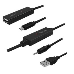 LogiLink Kabel repeater aktywny USB-C 2.0 długość 40m