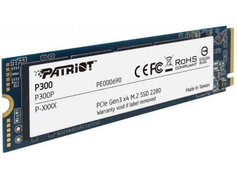 Patriot Dysk SSD P300 512GB M.2 PCIe Gen 3 x4 1700/1200
