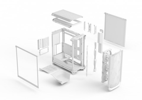 Fractal Design Obudowa Meshify 3 White TG Clear Tint