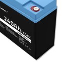 Qoltec Akumulator LiFePO4 Litowo-Żelazowo-Fosforanowy | 12.8V | 24Ah | 307.2Wh | BMS