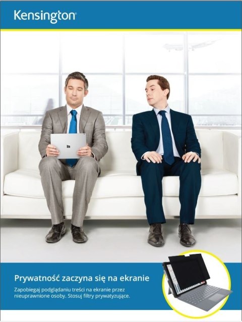 Kensington Filtr prywatyzujący 2-stronny, zdejmowany, do monitora 15.6 cala 16:9