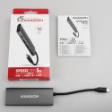 AXAGON HMC-5G21 Wieloportowy hub USB 5in1, 10Gbps, 2x USB-A + 2x USB-C + HDMI 4K/30Hz, PD 60W, 13cm USB-C kabel