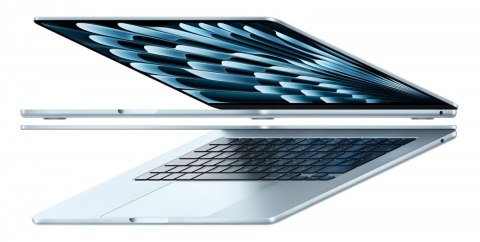 Apple MacBook Air 15.3 cala: M4 10/10, 24GB, 512GB - Błękitny