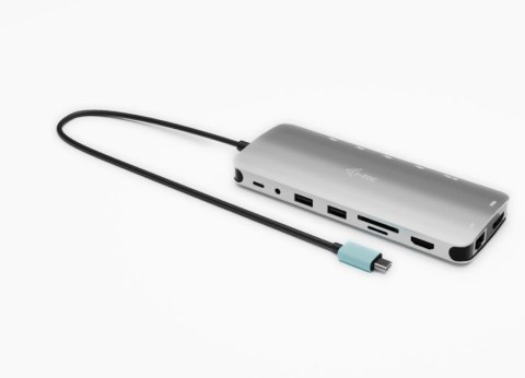 I-tec Stacja dokująca USB-C Metal Nano 3x Display Dock 2x HDMI 1x USB-C video Power Delivery 140W + i-tec Universal Charger 140 W