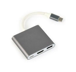 Gembird Multi-adapter USB-C- HDMI 4K, USB 3.0, PD