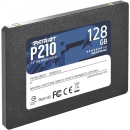 Patriot Dysk SSD 128GB P210 450/430 MB/s SATA III 2.5