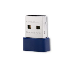 Qoltec Bezprzewodowy mini adapter Wi-Fi | BT 4.0 USB | standard N