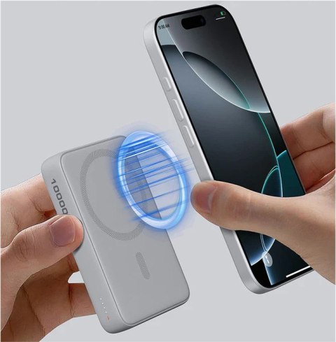 AUKEY PB-MS04 White Qi2 MagSafe PowerBank 10000mAh 20W PD