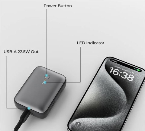 AUKEY PB-Y55 MINI PowerBank 10000mAh 22.5W 2xUSB PD QC