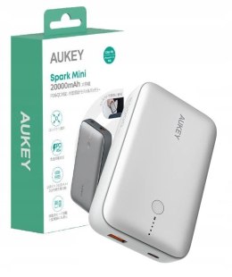 AUKEY PB-Y57 White Mini PowerBank 20000mAh 22.5W 2xUSB PD 3.0 QC 3.0 LED