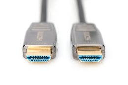 Digitus Kabel połączeniowy hybrydowy AOC HDMI 2.1 Ultra High Speed 8K/60Hz UHD HDMI A/HDMI A M/M 15m Czarny