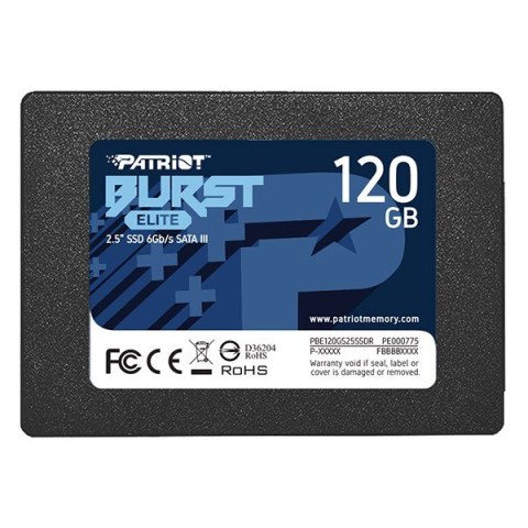 Patriot Dysk SSD 120GB Burst Elite 450/320MB/s SATA III 2.5