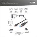 Digitus Kabel połączeniowy USB 3.0 SuperSpeed 5Gbps Typ USB C/B M/M Power Delivery czarny 1.8m