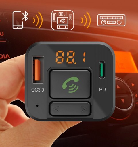 Hama Transmiter FM z bluetooth i ładowarką 20W