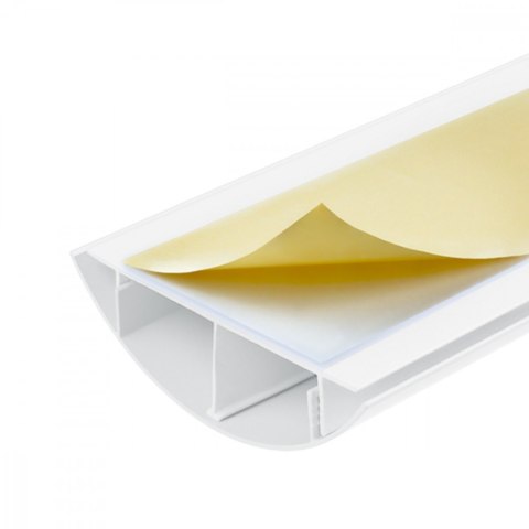 Maclean Listwa maskująca MC-814 W aluminiowa, Biała