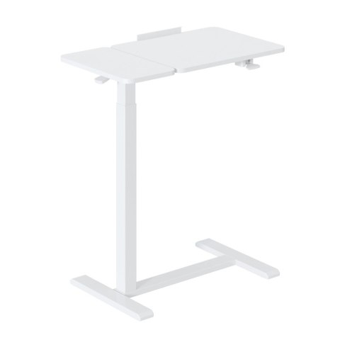MACLEAN MOBILNE BIURKO/STAND NA LAPTOP, BIAŁE, REGULACJA WYSOKOŚCI 76-109CM, MAX. 30KG MC-120 W