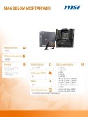 MSI Płyta główna MAG B850M MORTAR WIFI AM5 4DDR5 mATX