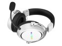 Słuchawki dla graczy Hator HYPERGANG 3 Wireless bezprzewodowe białe