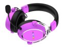 Słuchawki dla graczy Hator HYPERGANG 3 Wireless bezprzewodowe fioletowe