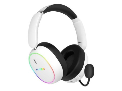 Słuchawki dla graczy Hator Phoenix 2 Wireless bezprzewodowe białe