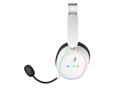 Słuchawki dla graczy Hator Phoenix 2 Wireless bezprzewodowe białe