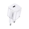 USAMS Ładowarka sieciowa 20W 1xUSB-C T36 PD3.0 Fast Charging Only Head Biała