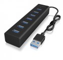 IcyBox IB-HUB1700-U3 7-Port USB HUB+zasilacz