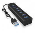 IcyBox IB-HUB1700-U3 7-Port USB HUB+zasilacz