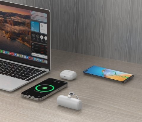 Rebeltec Powerbank P5 PLUG-IN (5 000mAh 10W) bezpośrednie podpięcie do telefonu za pomocą złącza USB-C
