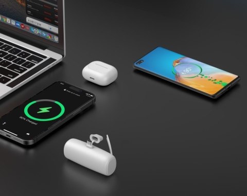 Rebeltec Powerbank P5 PLUG-IN (5 000mAh 10W) bezpośrednie podpięcie do telefonu za pomocą złącza USB-C