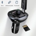 USAMS Zestaw głośnomówiący C21 z transmiterem FM MP3 Bluetooth 2xUSB 3,4A