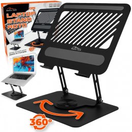 Media-Tech Obrotowa, ergonomiczna podstawka pod laptopa 10-17 LAPTOP STAND ROTO MT2662 pełna regulacja