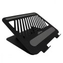 Media-Tech Obrotowa, ergonomiczna podstawka pod laptopa 10-17 LAPTOP STAND ROTO MT2662 pełna regulacja