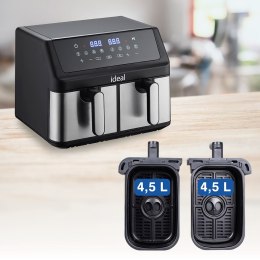 ELDOM FRYTOWNICA BEZTŁUSZCZOWA,PODWÓJNA POZIOMA 9