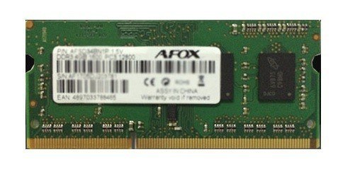 AFOX Pamięć notebook - DDR3 8GB 1866MHz LV 1,35V