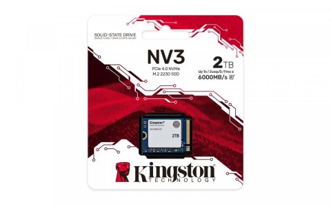 Kingston Dysk SSD NV3 2TB M.2 2230 PCI-e 4.0 NVMe 6000/5000