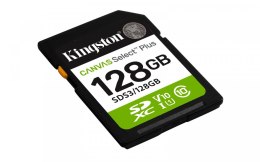 Kingston Karta pamięci SD 128GB Canvas Select Plus Gen3 150MB/s