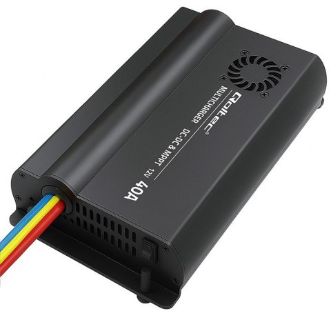 Qoltec Automatyczna Ładowarka DC-DC 12V z regulatorem MPPT | 40A | LiFePO4 AGM GEL STD