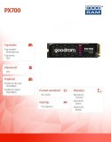 GOODRAM Dysk SSD PX700 1TB M.2 PCIe 2280 4x4 7400/6500MB/s