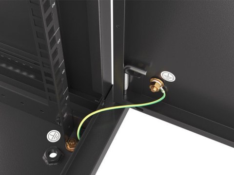 Lanberg Szafa wisząca 19 12U 600x600 cz WF01-6612-00B