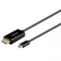 Savio Kabel USB-C do HDMI CL-190 30Hz, 1m plastik