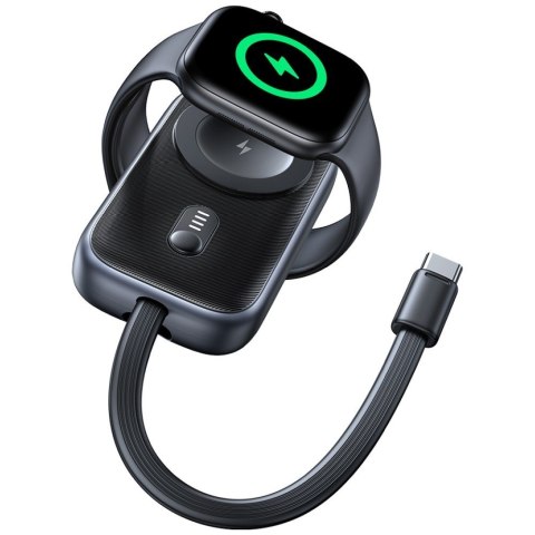 USAMS Powerbank Apple Watch 1200mAh ładowarka 2w1 - kabel USB-C CD245