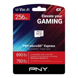 PNY Karta pamięci microSD Express 256GB P-SDU256P31880EXP-GE