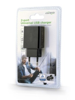 Gembird Ładowarka uniwersalna 2 portowa USB 2.1A