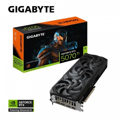 Gigabyte Karta graficzna GeForce RTX 5070 Ti WINDFORCE SFF 16G 256BIT GDDR7 3DP