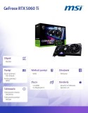 MSI Karta graficzna GeFroce RTX 5060 Ti 16G GAMING TRIO OC