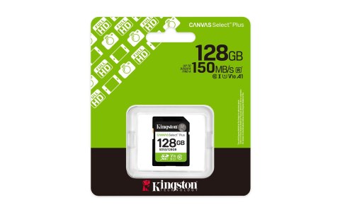 KINGSTON SDXC 128GB Canvas Select Plus Gen3 150MB/s